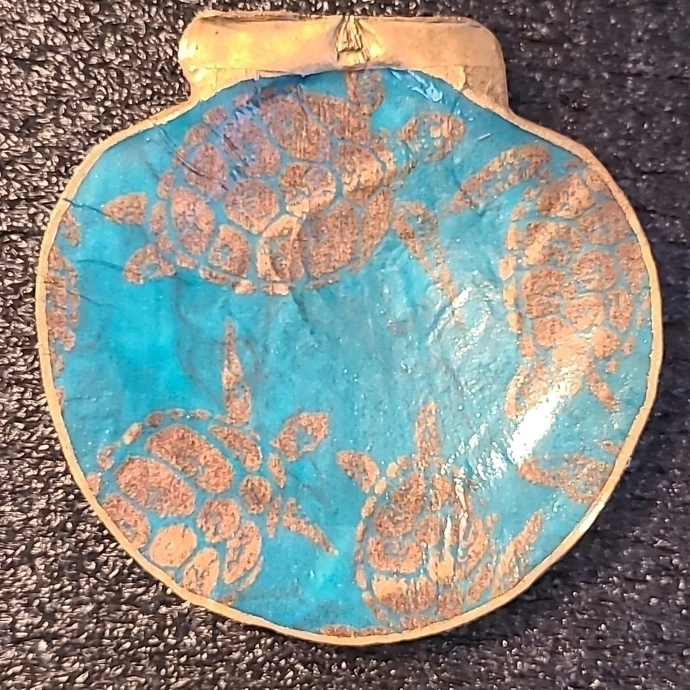 Turtle TRINKET SHELL (Handcrafted)